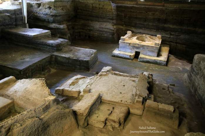 Mayan ruins in Joya de Ceren Archeological Park in El Salvador