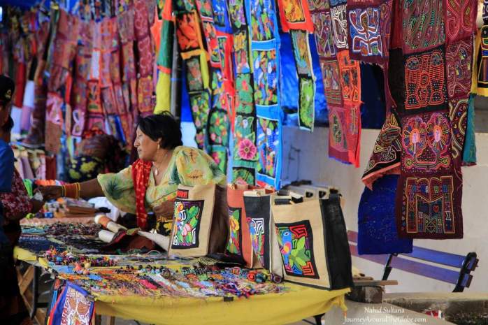 Some souvenirs in shops near the bay in Casco Viejo, Panama City