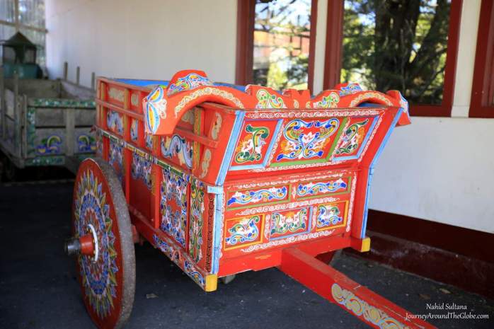 An old ox-cart in DOKO Coffee Plantation in Costa Rica