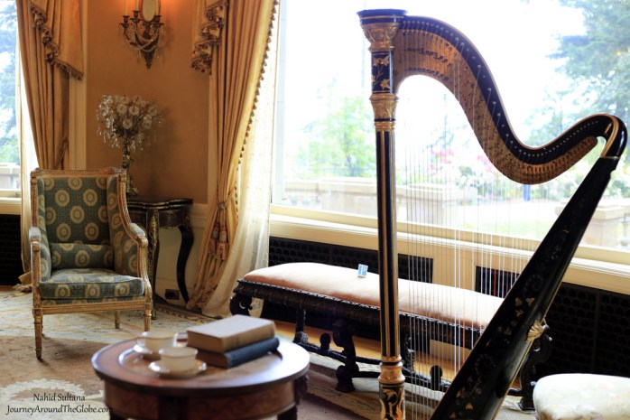 Some original decors and furniture inside Pittock Mansion in Portland, Oregon