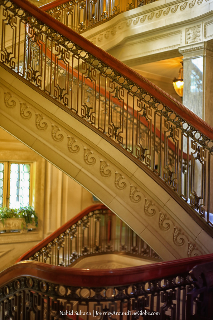 Elegant interior of Pittock Mansion in Portland, Oregon