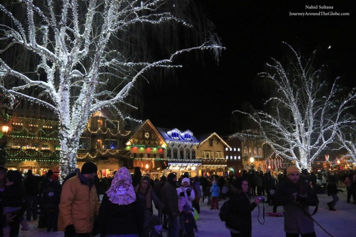 Christmas lighting in Leavenworth, WA