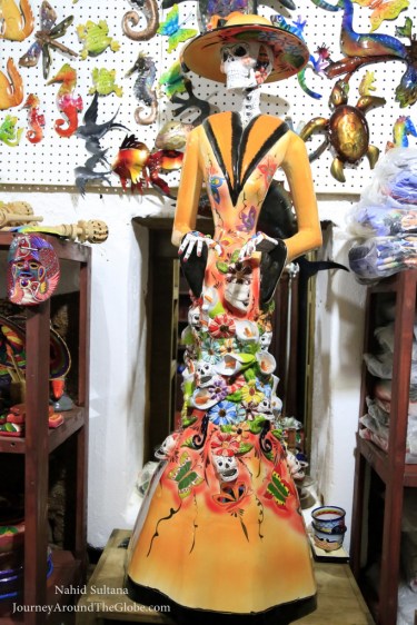 Souvenirs inside Hotel California in Todos Santos, Mexico