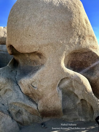 Skull Rock in Joshua Tree National Park, California