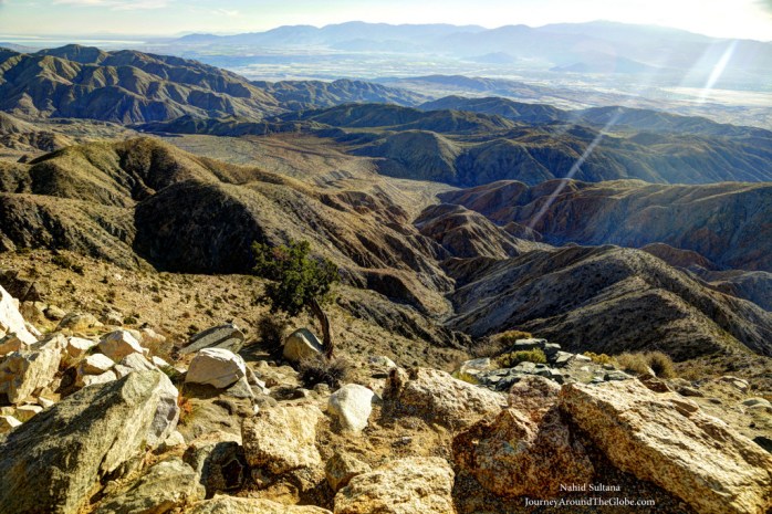 Keys View in Joshua Tree National Park, California