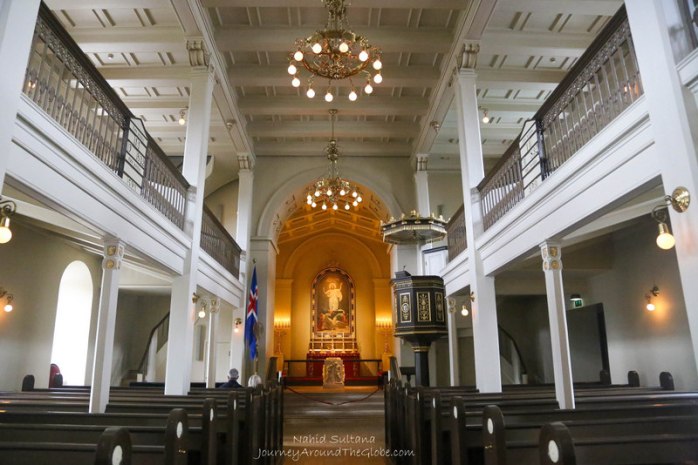 Cathedral of Reykjavik in Iceland