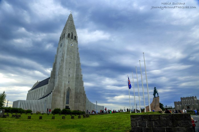 Hallgrimskirkja in Reykjavik, Iceland
