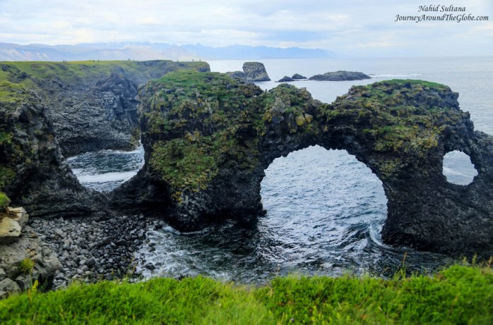 Village of Arnarstapi in Snaefellsnes Peninsula, Iceland
